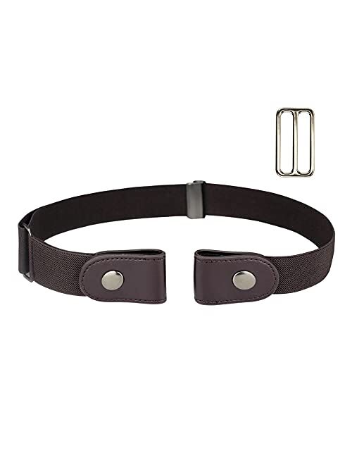 No Buckle Stretch Belt for Women/Men Invisible Elastic Buckle Free Belts