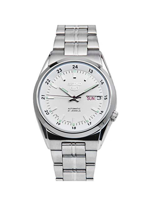 Seiko 5 SNK559J1 Stainless Steel Automatic Analog Mens Watch 100M WR SNK559 New