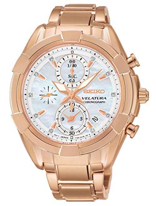 Seiko Velatura Chronograph Quartz SNDW10 SNDW10P1 SNDW10P Women's Watch