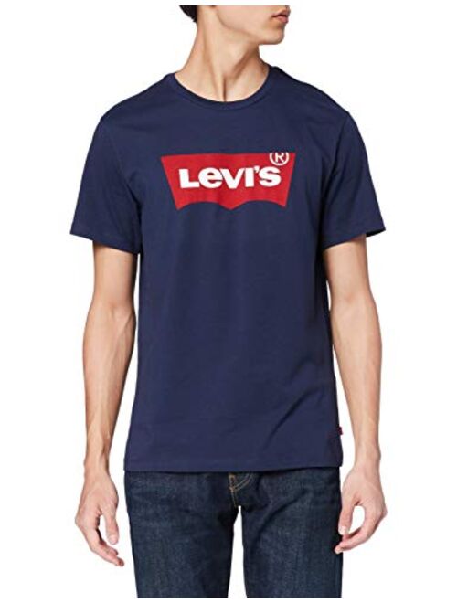 Levi's Mens Printed Short-Sleeved, Round Neck T-Shirt