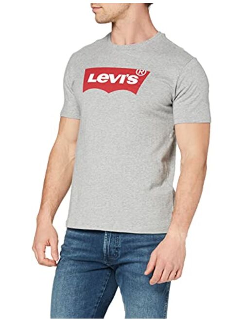 Levi's Mens Printed Short-Sleeved, Round Neck T-Shirt