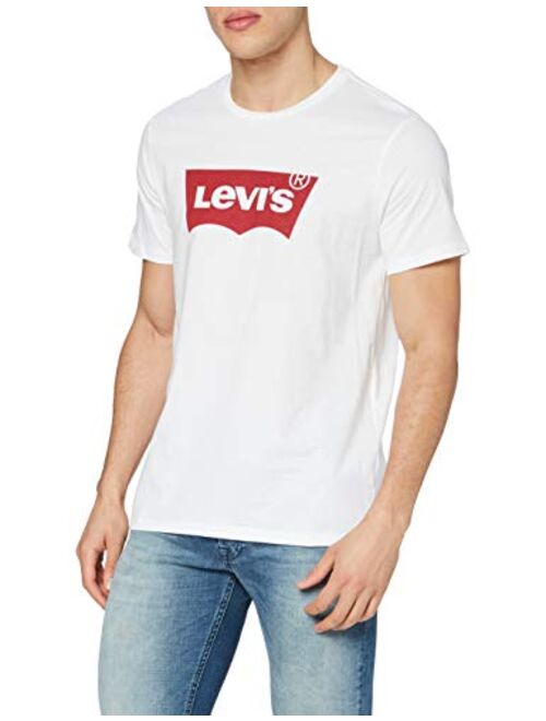 Levi's Mens Printed Short-Sleeved, Round Neck T-Shirt