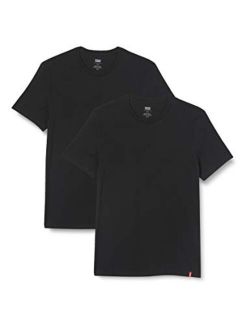 Men's Slim 2 Pack Crew T-Shirts, Black