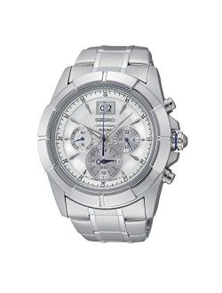 Mens Chronograph Analog Dress Quartz Watch NWT SPC107P1