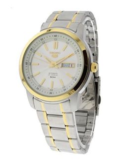 Men's SNKM92K1 Seiko 5 Automatic Two-Tone Stainless-Steel Bracelet Watch