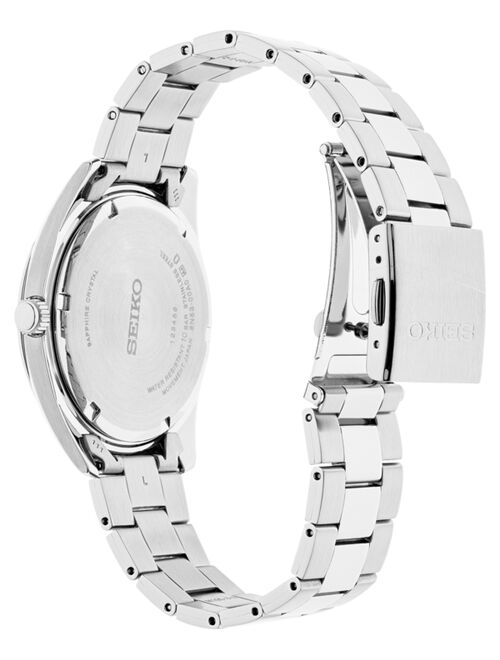 Seiko Men's Essential Stainless Steel Bracelet Watch 40.2mm