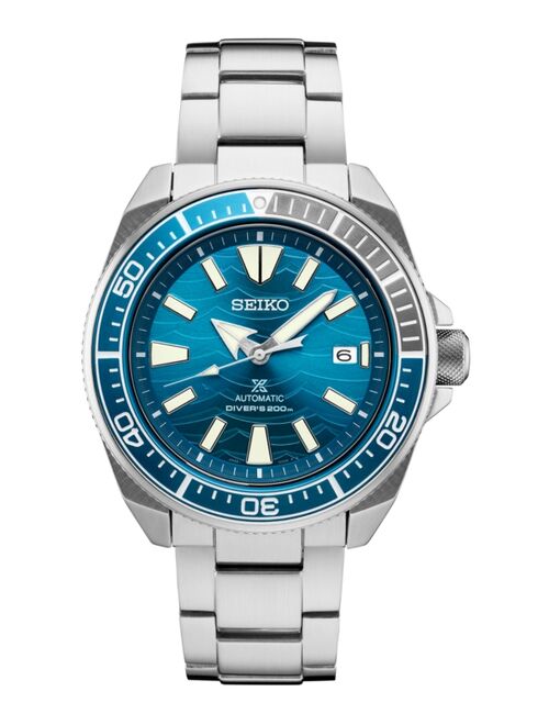 Seiko Men's Automatic Prospex Diver Stainless Steel Bracelet Watch 45mm, A Limited Edition