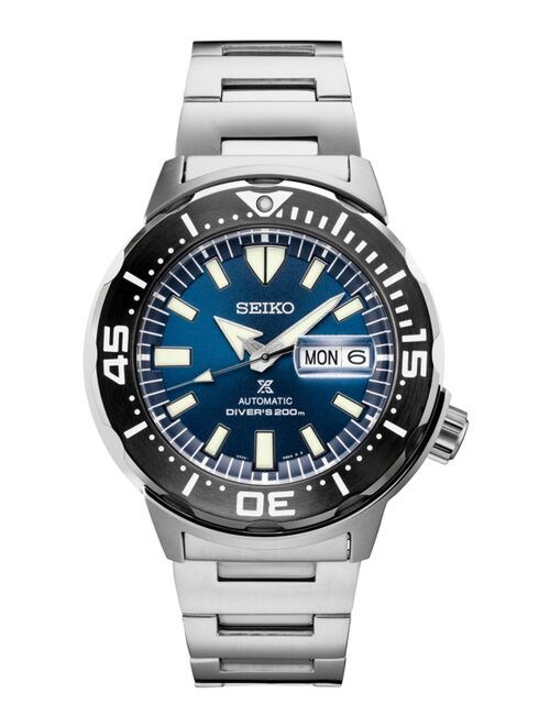 Seiko Men's Automatic Prospex Diver Stainless Steel Bracelet Watch 42.4mm