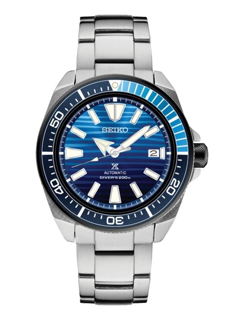 Seiko SPECIAL EDITION Men's Automatic Prospex Special Edition Diver Stainless Steel Bracelet Watch 44mm