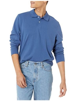 Men's Slim-fit Long-Sleeve Pique Polo