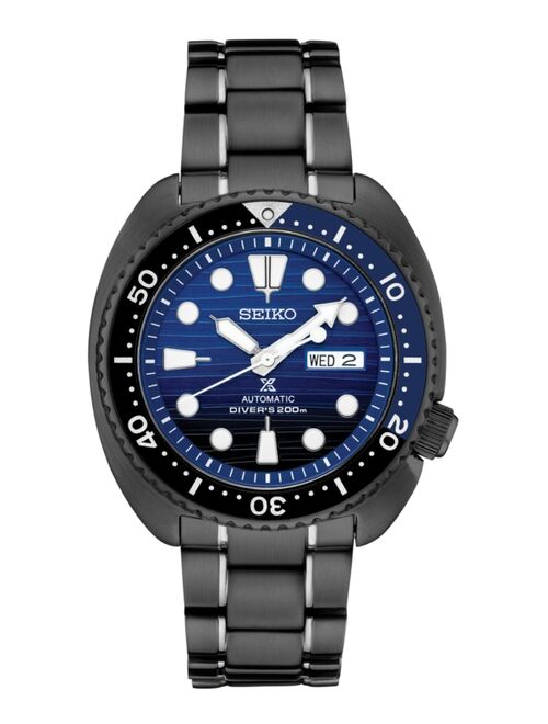 Seiko Men's Automatic Prospex Black Stainless Steel Bracelet Watch 45mm, A Special Edition