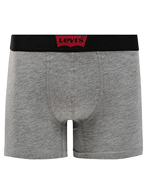 Levi's Mens Stretch Boxer Brief Underwear Breathable Stretch Underwear 5 Pack