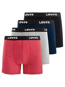 Mens Boxer Briefs Breathable Stretch Underwear 4 Pack