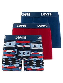 Levis Mens Boxer Briefs, Mens Underwear, Perfect Boxer Brief for Men - 3 Pack