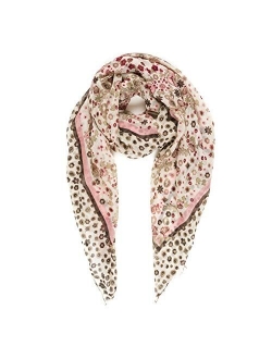 Scarf for Women Lightweight Floral Flower Scarves for Spring Fall Shawl Wrap