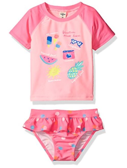 OshKosh B'gosh Osh Kosh Girls' Vacation Must Haves Rash Guard Set