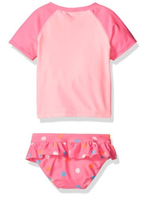 OshKosh B'gosh Osh Kosh Girls' Vacation Must Haves Rash Guard Set