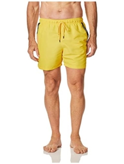 Men's Elastic Waist Quick Dry Swim Trunk