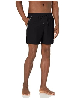 Men's Elastic Waist Quick Dry Swim Trunk