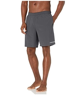 Men's Elastic Waist Quick Dry Swim Trunk