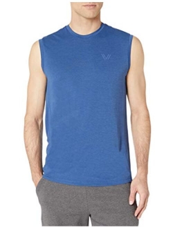 Amazon Brand - Peak Velocity Men's VXE Sleeveless Quick-Dry Multiple-fit Muscle Tank Top