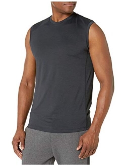 Amazon Brand - Peak Velocity Men's VXE Sleeveless Quick-Dry Multiple-fit Muscle Tank Top