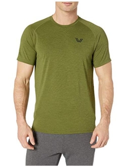 Amazon Brand - Peak Velocity Men's VXE Short Sleeve Quick-dry Loose-Fit T-Shirt