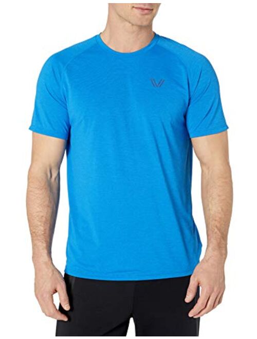 Amazon Brand - Peak Velocity Men's VXE Short Sleeve Quick-dry Loose-Fit T-Shirt