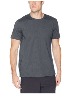 Amazon Brand - Peak Velocity Men's Performance Cotton Short-Sleeve Quick-Dry Loose-Fit T-shirt