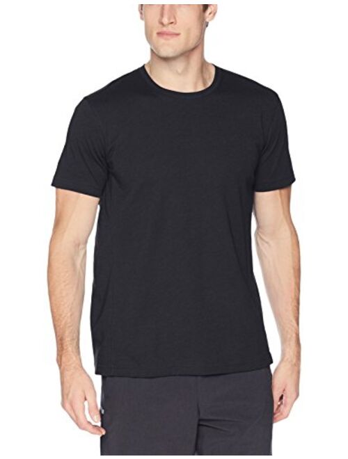 Amazon Brand - Peak Velocity Men's Performance Cotton Short-Sleeve Quick-Dry Loose-Fit T-shirt