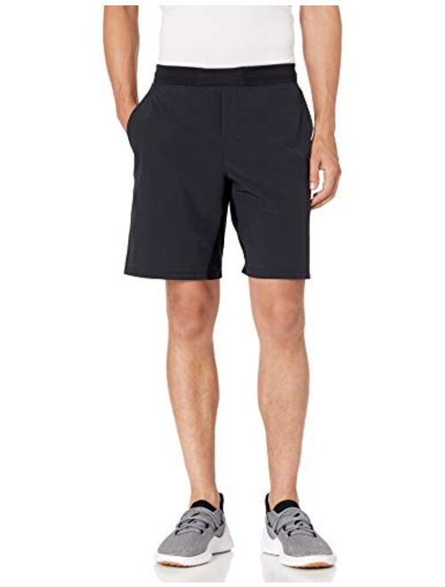 Amazon Brand - Peak Velocity Men's 9'' Knit Waistband Training Short