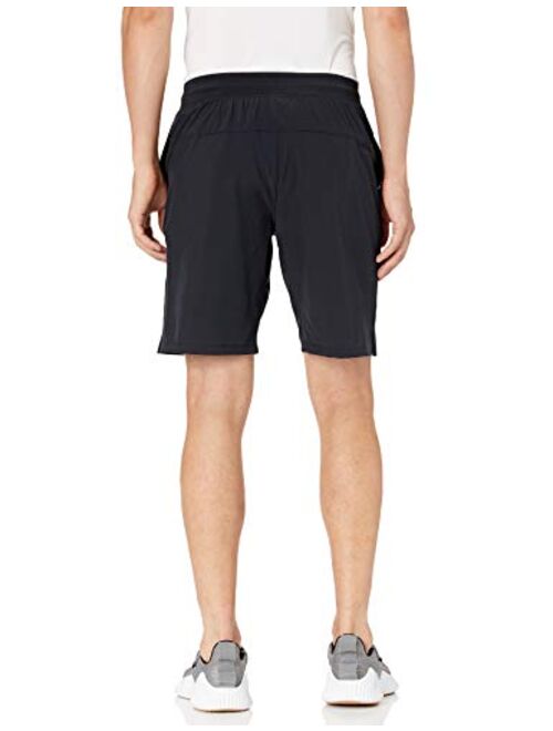 Amazon Brand - Peak Velocity Men's 9'' Knit Waistband Training Short