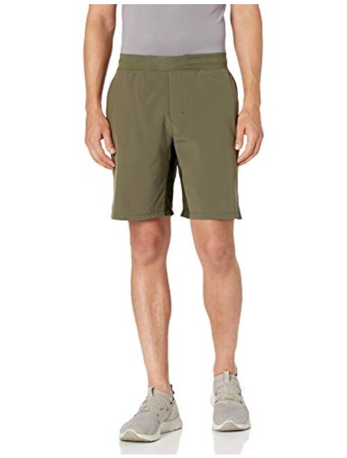 Amazon Brand - Peak Velocity Men's 9'' Knit Waistband Training Short