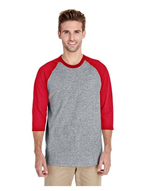 Gildan G5700 Heavy Cotton Adult 3/4 Raglan Tee