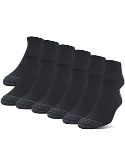 mens Polyester Half Cushion Ankle Socks 12-pack