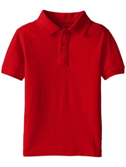 Boys' School Uniform Short Sleeve Pique Polo