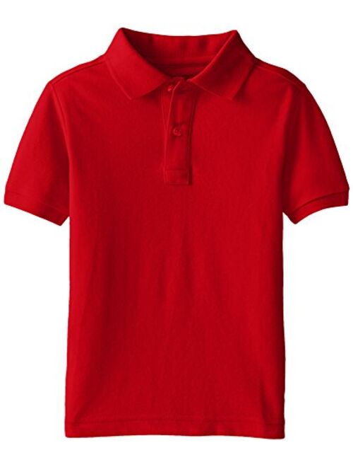 Nautica Boys' School Uniform Short Sleeve Pique Polo