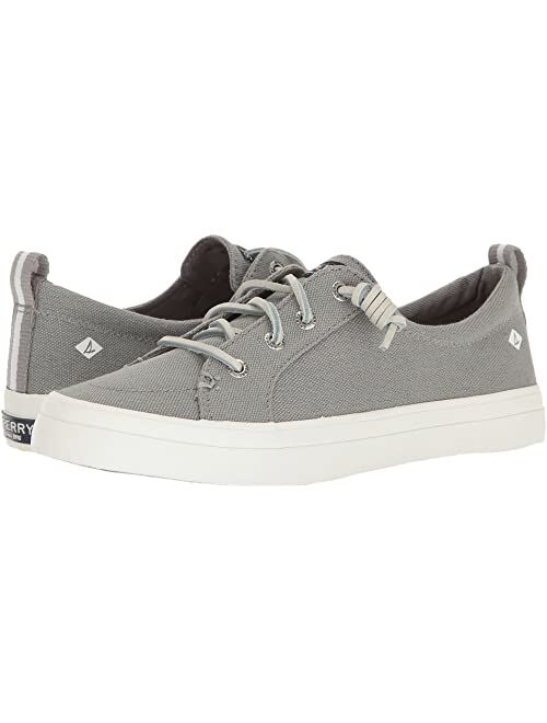 Sperry Canvas Lace-Up Crest Vibe Washed Linen Sneaker