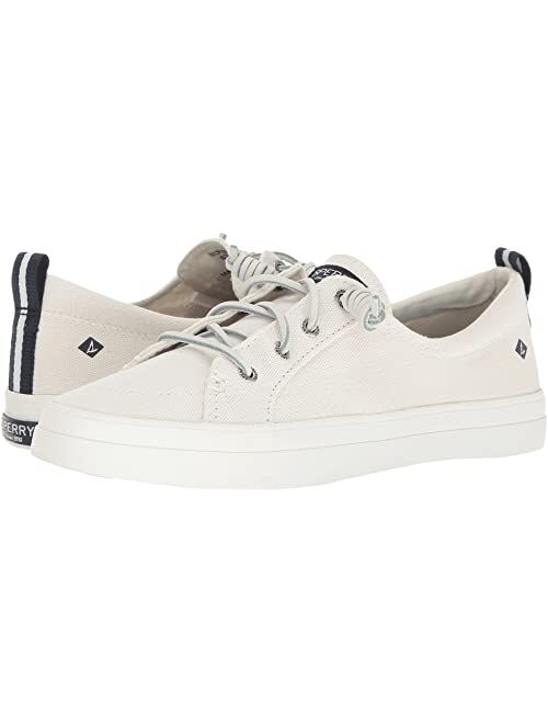 Sperry Canvas Lace-Up Crest Vibe Washed Linen Sneaker