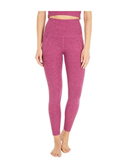 Beyond Yoga Spacedye Women's Textured High Waisted Pocket Midi Legging