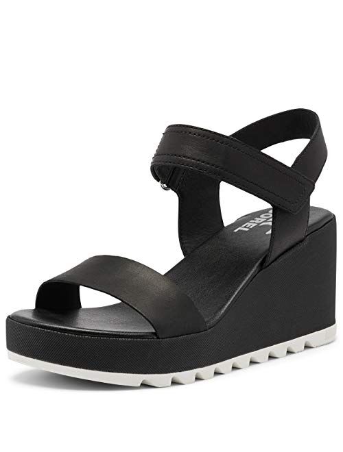 SOREL Cameron™ hook and Loop Strap Closures Wedge Sandal