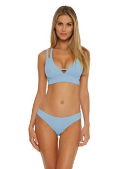 Color Code Nylon And Spandex Hipster Style Bikini Set