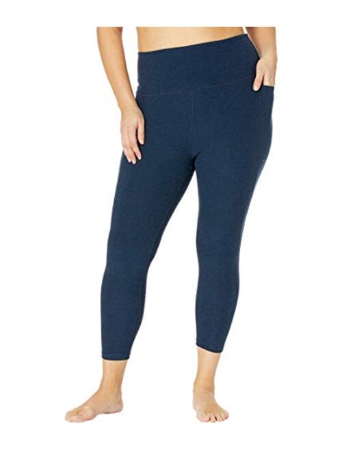 Beyond Yoga Plus Size Out Of Pocket High Waisted Spacedye Midi Leggings