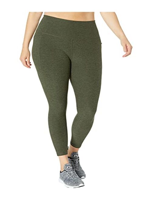 Beyond Yoga Plus Size Out Of Pocket High Waisted Spacedye Midi Leggings