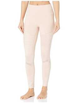 ALO Women's High Waisted Solid Moto Leggings