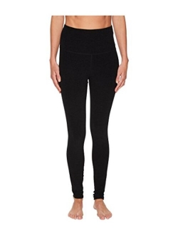 Spacedye High Waisted Textured Long Leggings