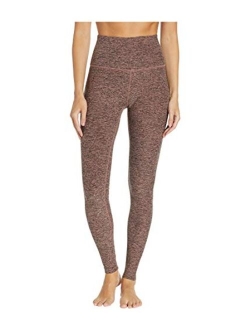 Spacedye High Waisted Textured Long Leggings