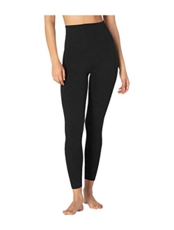 Heather Rib High Waisted Midi Leggings