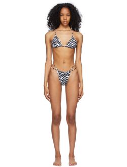 Black & White Zebra Maja Bikini