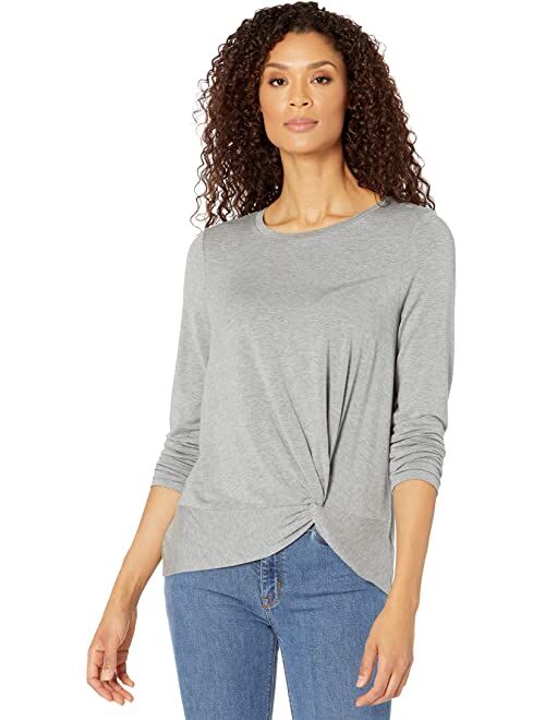 Nydj Long Sleeve Twist Knot Tee